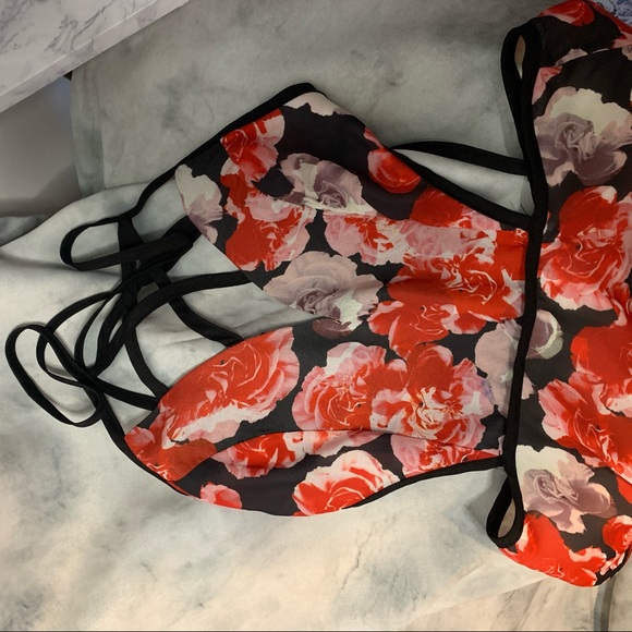 Nasty Gal Cut Out Floral Dress - Picture 2 of 5